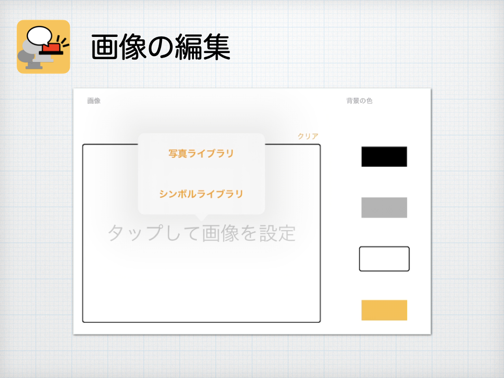 画像の編集方法